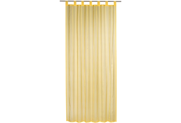 Elbersdrucke Schlaufenschal Streifenvoile gelb cm x 255 140