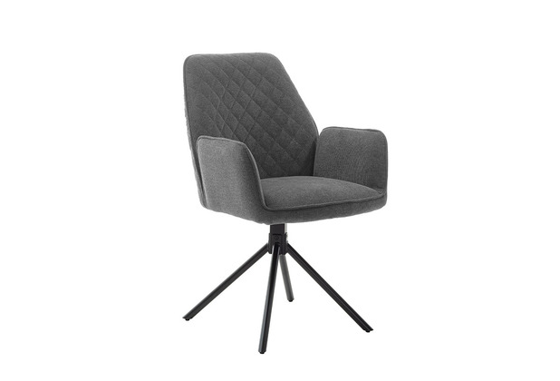 Fuß grau Stuhl ACANDI mit 4 Armlehnen, 2er MCA Set, furniture