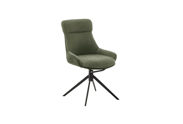 MCA furniture PELION Metallgestell olive lackiert, 2er matt schwarz Set