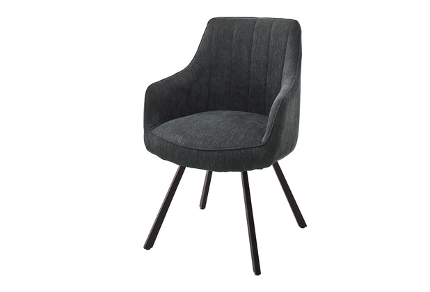 MCA furniture SASSELLO 4 Fuß mit Stuhl Armlehnen