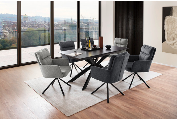 MCA furniture UTICA mit Stuhl Armlehnen Fuß 4